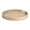 Henley Round Tray - Oak
