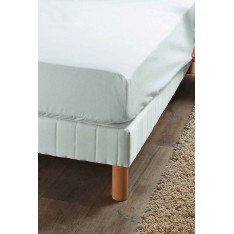 Sleepline cotton fitted sheet mattress protector