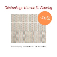 Vispring Tête de lit Atlas 180cm  casamance beguin
