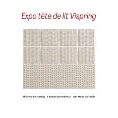 Vispring Tête de lit Atlas 180cm  casamance beguin