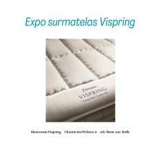 Vispring surmatelas Dream 160x200