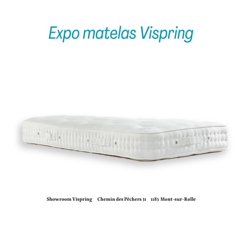 Vispring matelas Tiara Shoulder zone 90x200 medium/firm