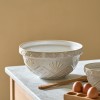 Albury Mixing Bowl, Large- Reactive White