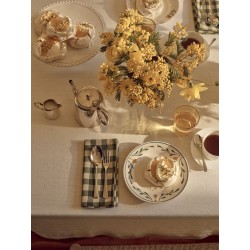 Callington Dessert Plate - Green Leaf