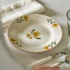 Callington Dessert Plate - Yellow Flower