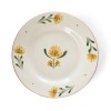 Callington Dessert Plate - Yellow Flower