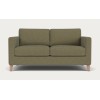 Shoreditch 2 Seater Sofa - Sig Lin Moss - IN Oak Legs