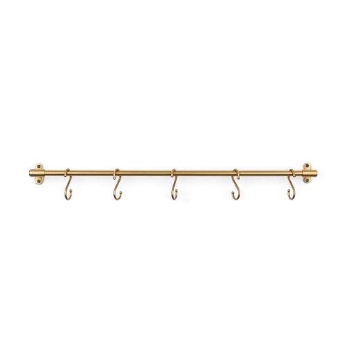 Ellington Hanging Rail - Flattened Brass 600mm