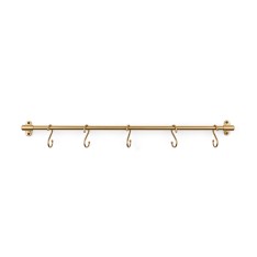 Ellington Hanging Rail - Flattened Brass 600mm