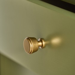 Ellington Button Knob - Brass