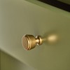 Ellington Button Knob - Brass