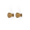 Ellington Button Knob - Brass