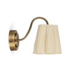 Cecile Gathered Linen Wall Light
