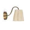 Cecile Gathered Linen Wall Light