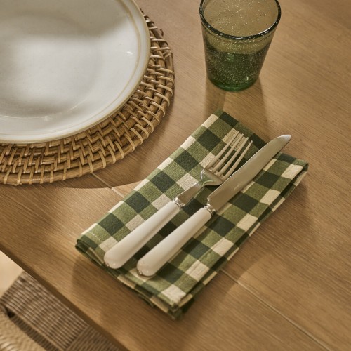 Cora Check Napkins, Set of 4