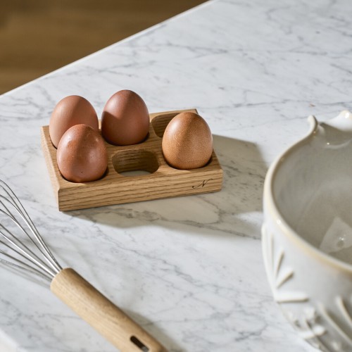 Orford Egg Holder, 6 - White Oak