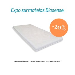 Biosense surmatelas - Latex 100% naturel 180x200