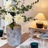 Thursfield Tall Vase - Flax Blue