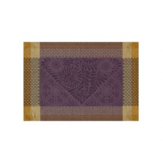 SET de table "Bosphore"col.amethyste, dim.38x54cm, Le Jacquard Français