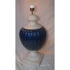 Lampe Matteuzzi bleu  Haut. 85 cm Diam.55 cm  