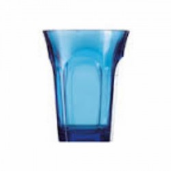 SET de 6 verres à eau Belle Epoque col.81 bleu, haut.14cm,Guzzini