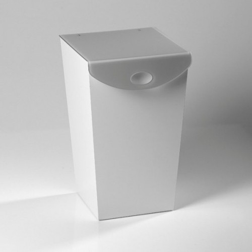 Corbeille à linge WAVE en plexi, dim. 35x38cm /Haut. 57cm, Vesta