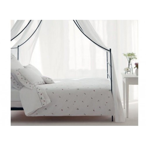 Housse de couette Bouton de Rose col.soie, dim.160x210cm, Nina Ricci