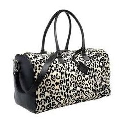 sac week-end PIERRE FREY - JUNGLE (tissu et cuir) 45 x 27 x 22