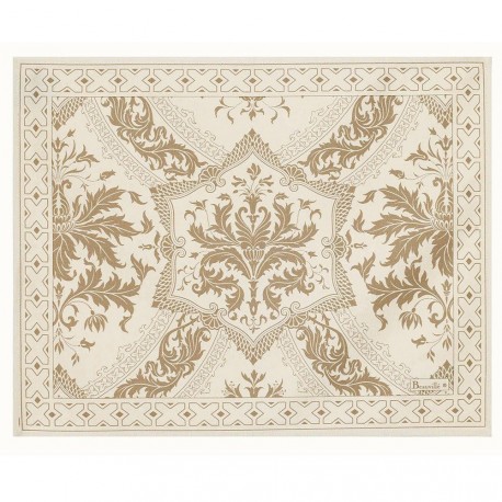 SET DE TABLE EN TOILE ENDUITE ADOUR VERT 47x35cm