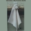 Doudou polaire Ma Bonne Etoile col.milk, dim.25x25cm, S.Thiriez