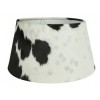 lampe corne noire Mars & More avec abat-jour vache noir-blanc