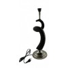 lampe corne noire Mars & More avec abat-jour vache noir-blanc