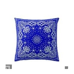 Pillow cover BANDANA col. blue-white dim. 65x65 cm, Essix