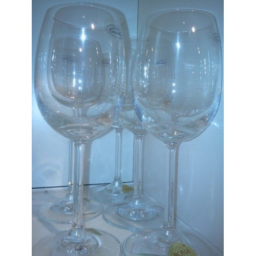 VERRES à vin blanc RONA cristallin set de 6