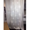 Panneau de rideau en lin blanc et flocons brodés 210x290 MASTRO RAPHAEL