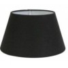 Lampe pied carré, nickel ORISSA, haut. 36 cm - abat jour col. anthracite ,diam. 35 cm, Light & Living