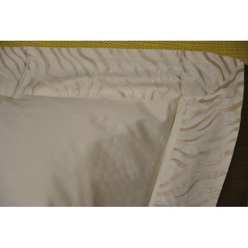 drap plat 235 x 290 xm et 2 tais d'oreillers 50 x 70 cm MASTRO RAPHAEL SAFARI zèbre 02