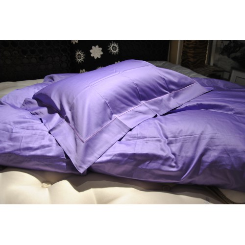 HOUSSE de couette 160 x 210 cm et 1 taie d'oreiller 65 x 65 cm MASTRO RAPHAEL-B&B col 06I violet