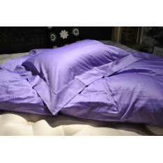 housse de couette 160 x 210 cm et 1 taie d'oreiller 65 x 65 cm MASTRO RAPHAEL-B&B col 06I violet