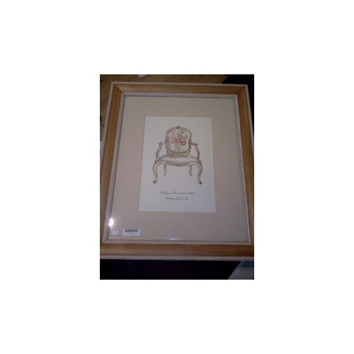 TABLEAU fauteuil Louis XV