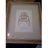 Tableau fauteuil Louis XV
