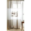 rideau MASTRO RAPHAEL-AQUARIO lin 210 x 290 cm avec attaches dans le haut col 83 beige-turquoise