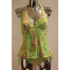 TANKINI Lindsay Feline col.vert rose, T4 (40) Manuel Canovas