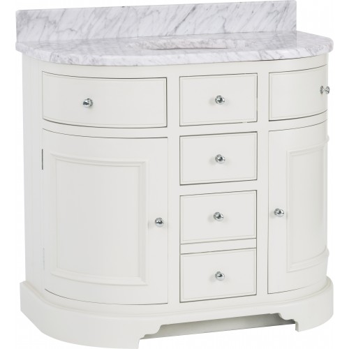 Chichester 960 Undermount Curved Washstand - Shell