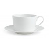Fenton Tea Cup & Saucer - Plain White
