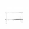 Coniston 120 Rectangular Console Table -  Black Bronze