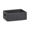 Ashcroft Rectangular Box Tray 27x21cm - Charcoal