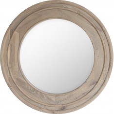 Edinburgh 96 Round Mirror - Vintage Oak