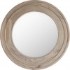 Edinburgh 96 Round Mirror - Vintage Oak