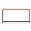 Carter 1600 Rectangular Console Table - Metal & Oak